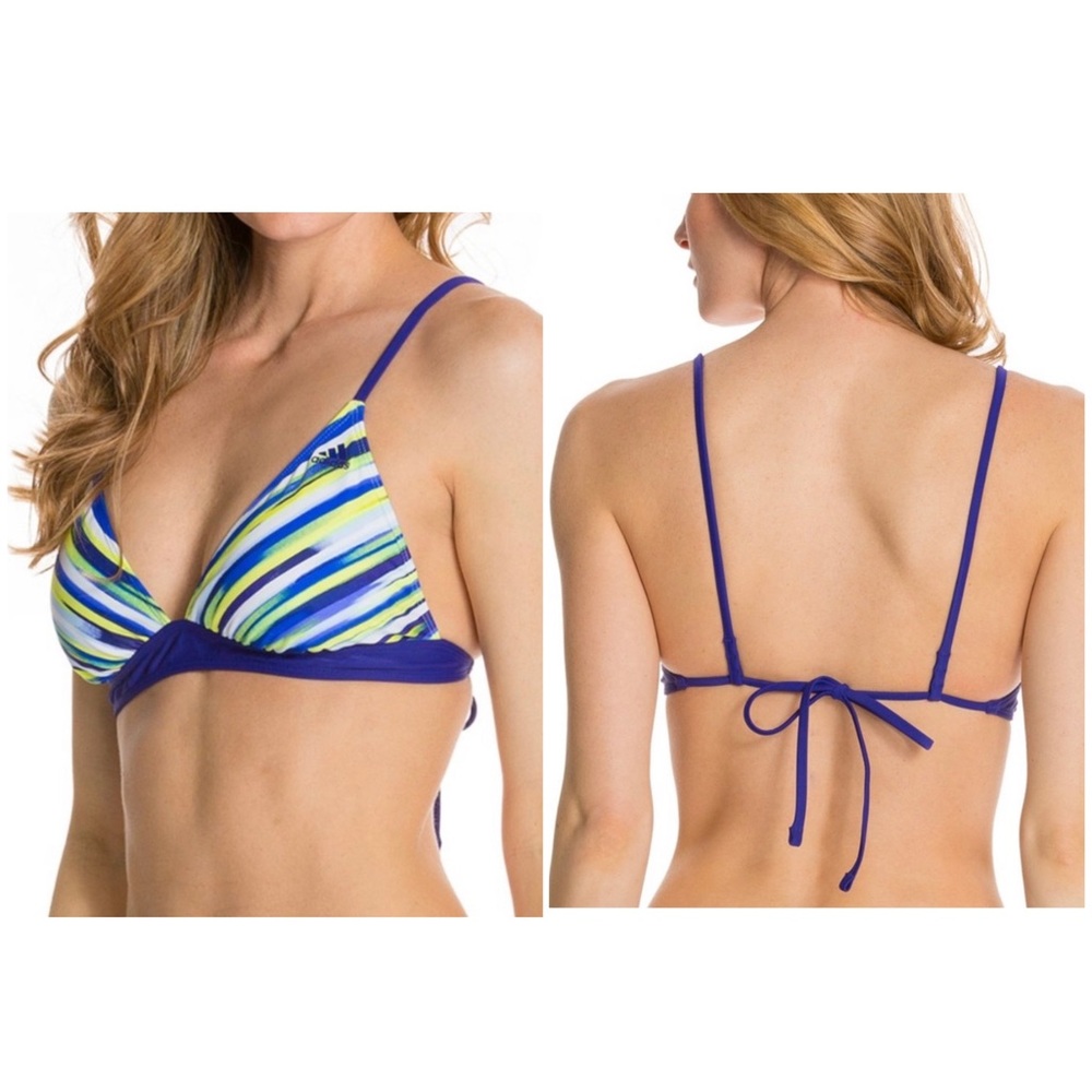 Adidas Fade Stripe convertible triangle bikini top